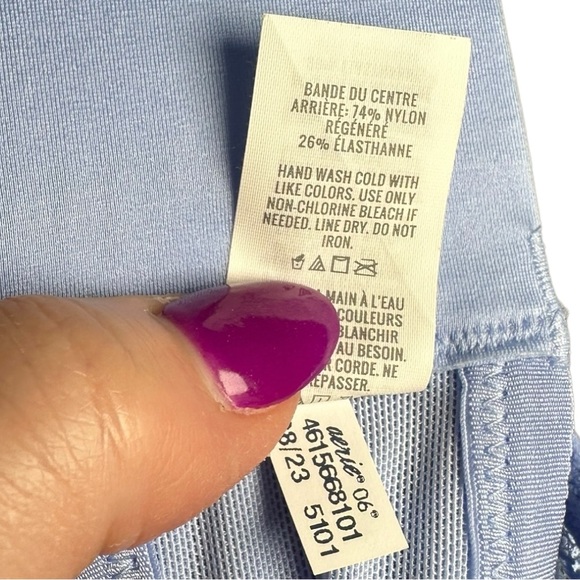 NWT Aerie AE Show Off Plunge Push Up Padded Lace Bra 42B Blue Ocean Sky - Picture 9 of 9